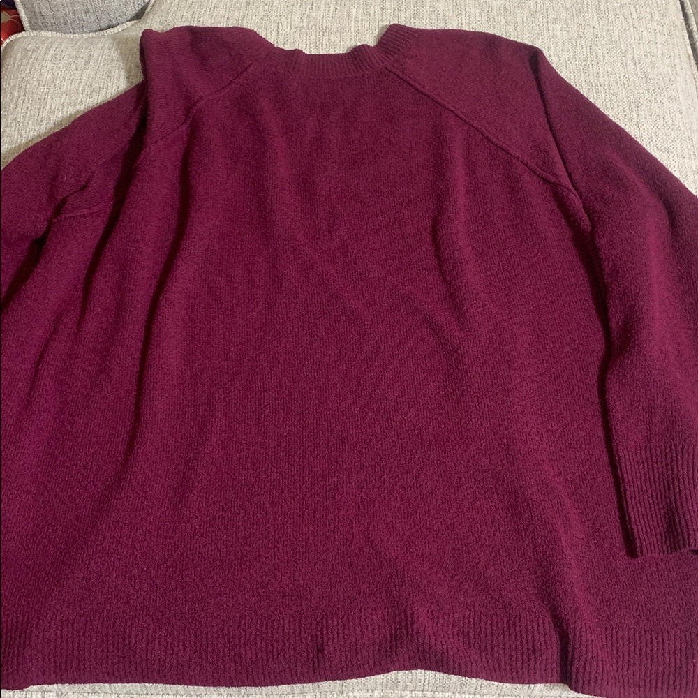 Sonoma Goods For Life Berry Purple Sweater 3X Plus Size Cozy Knit - Picture 7 of 15